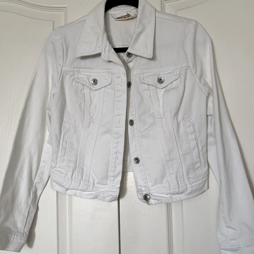 DKNY White Jean Jacket - Small (never worn/brand new)